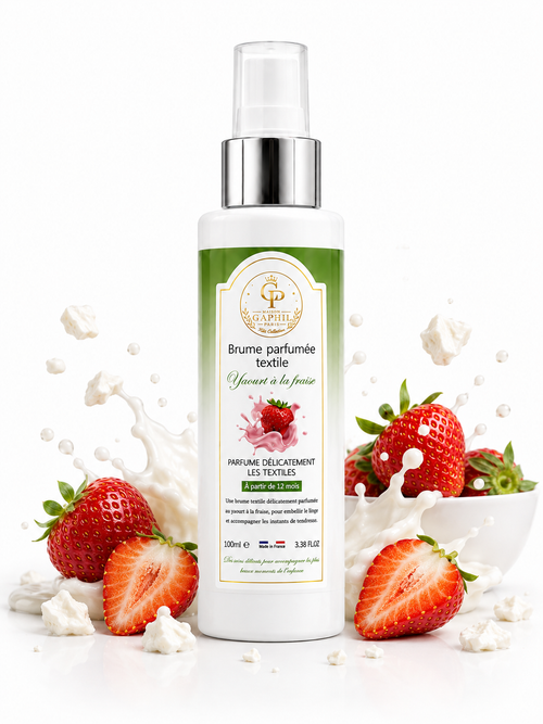 BRUME PARFUMÉE TEXTILE - YAOURT À LA FRAISE
